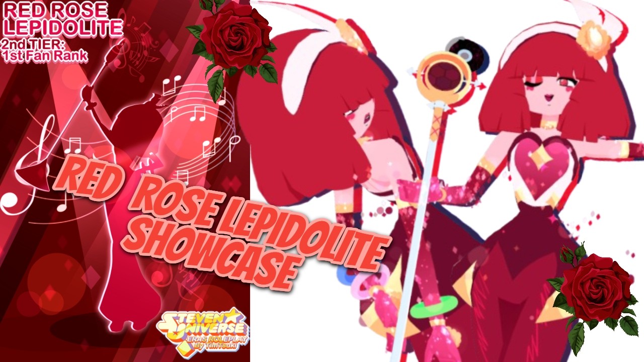 Red Rose Lepidolite FULL showcase - Stevos Gem Eras RP Roblox
