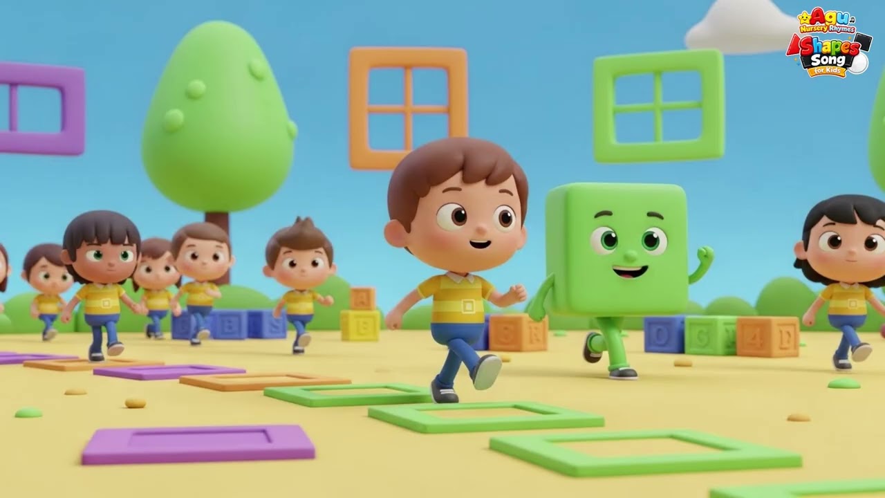 Shapes Song for Kids 🔺⬛⚪