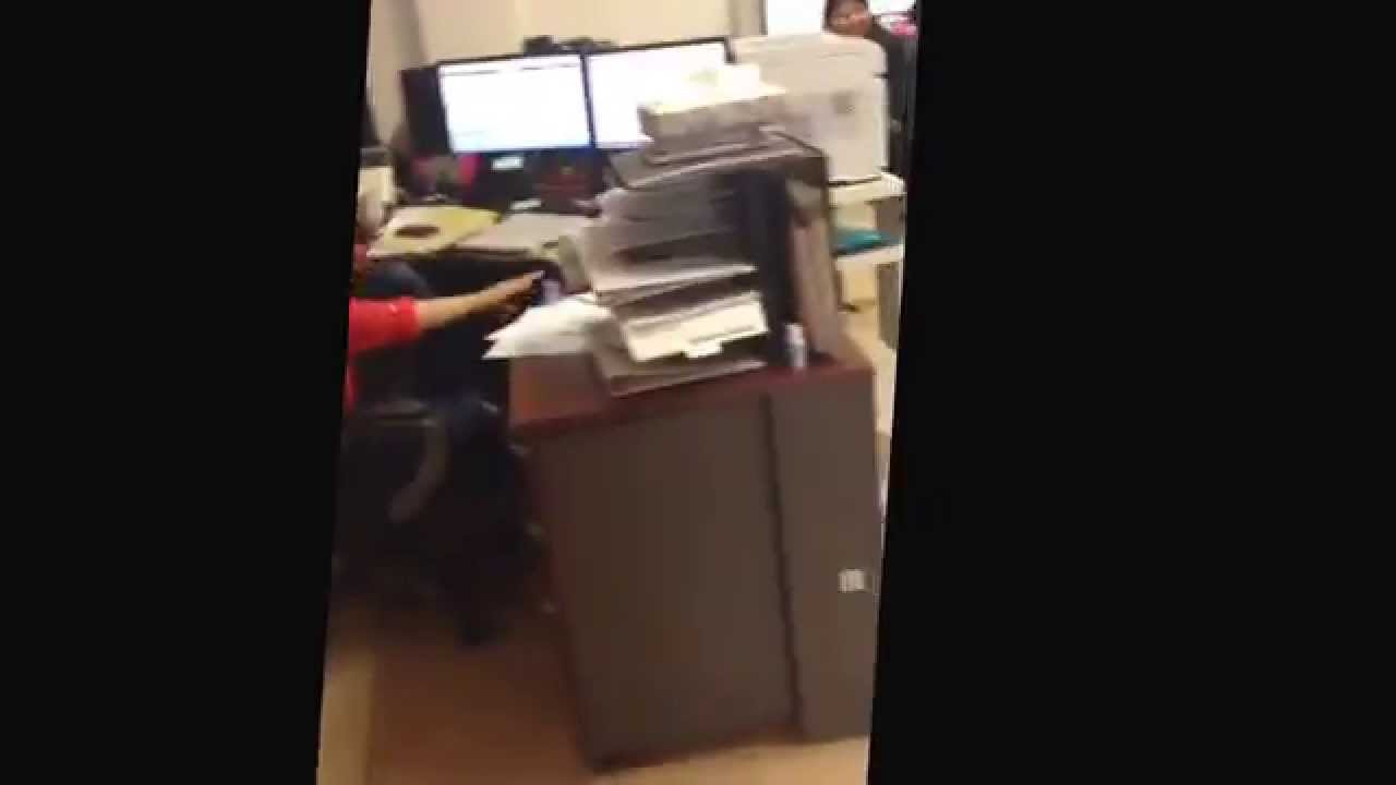 electric air horn under desk prank youtube