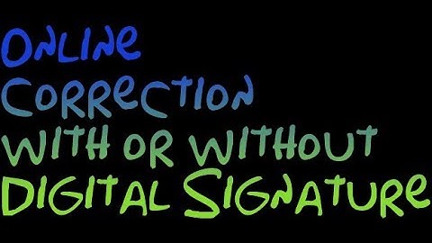 TDS return rectification/correction/revise in less than 7 minutes