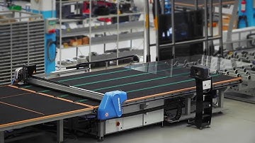 Cut Line for Float Glass with Storage System - Macotec