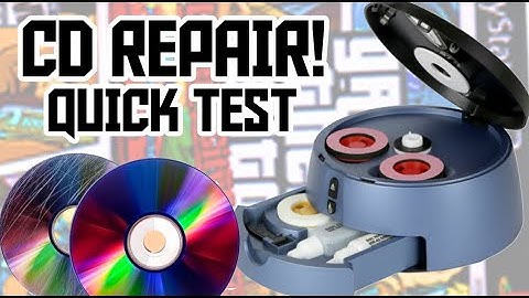 CD/Disc Repair Machine - Testing it out with a Scratched PlayStation 2 Game