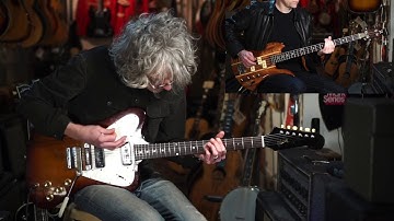 1966 Gibson non-reverse Firebird I with a 1981 BC Rich Mockingbird Bass -Nirvana -On A Plain