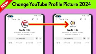 How to Change YouTube Profile Picture on Android and iOS 2023 || How To Change YouTube Profile icon