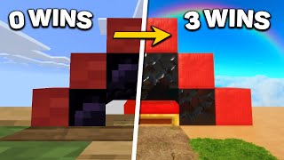 Bedwars But Wins Make Minecraft More Realistic