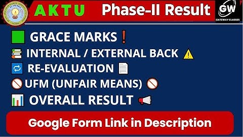 Doubt Solving after Result Out I Sem-I and Sem-II Gateway Classes I AKTU