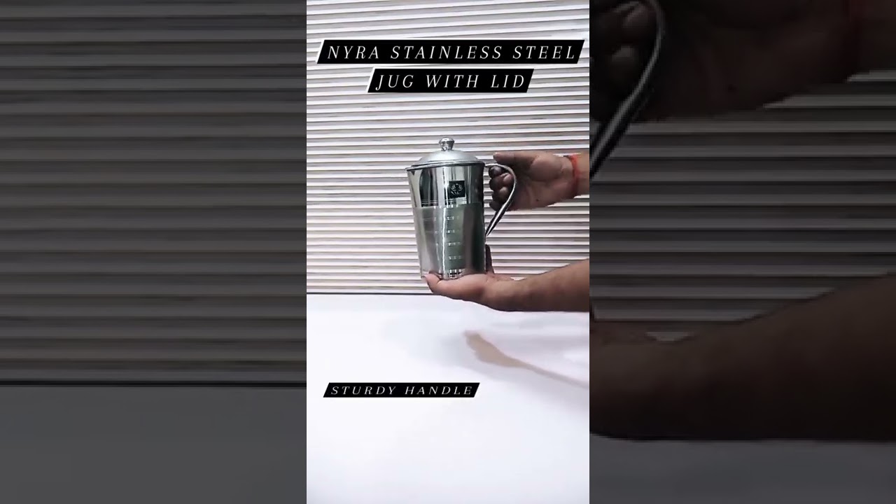 Nyra Stainless-Steel Jug, With Capacity of 2 Litre. 