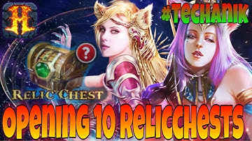 Deck heroes: 10 relic chests openingTechanik.