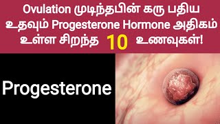 best progesterone foods for baby implantation in tamil | fast pregnancy tips tamil | after ovulation screenshot 3