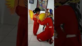 tutorial memakai kostum tema binatang anak usia 5- 6 tahun