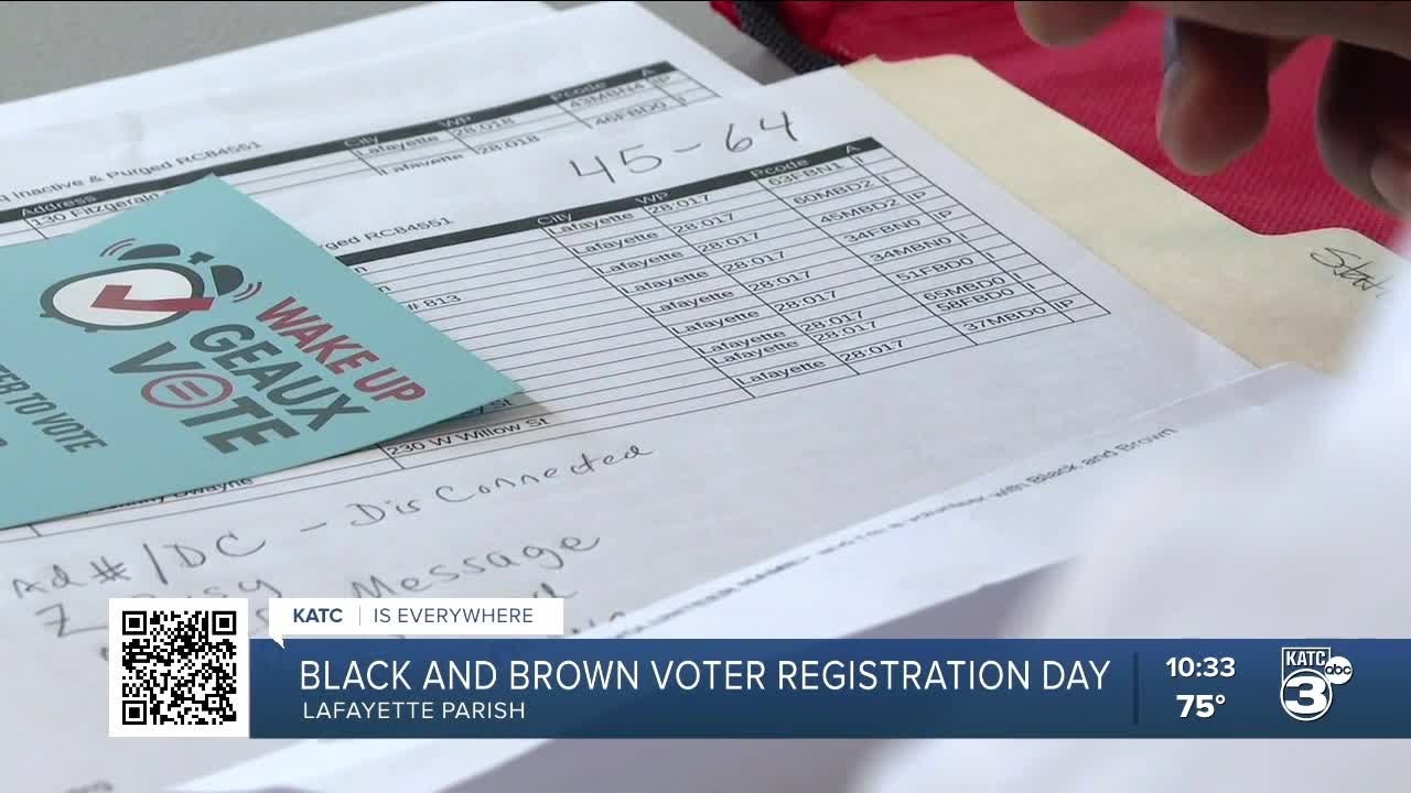 Volunteers reach out to purged voters for registration