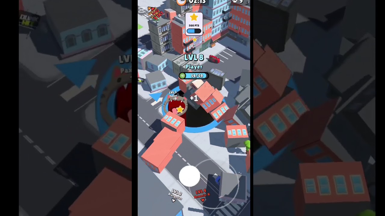 Becoming the BIGGEST BLACK HOLE in Hole.io! (Insane Growth!) 