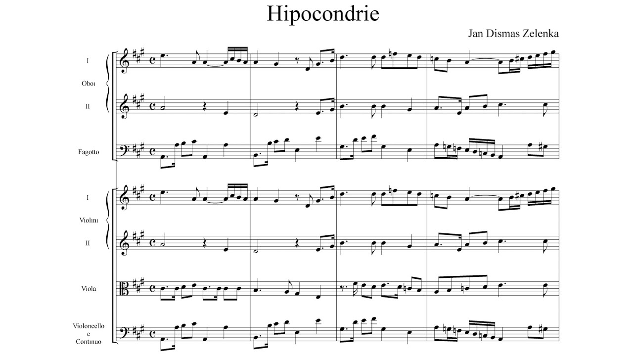 Zelenka - Hipocondrie à 7 Concertanti, ZWV 187 - YouTube