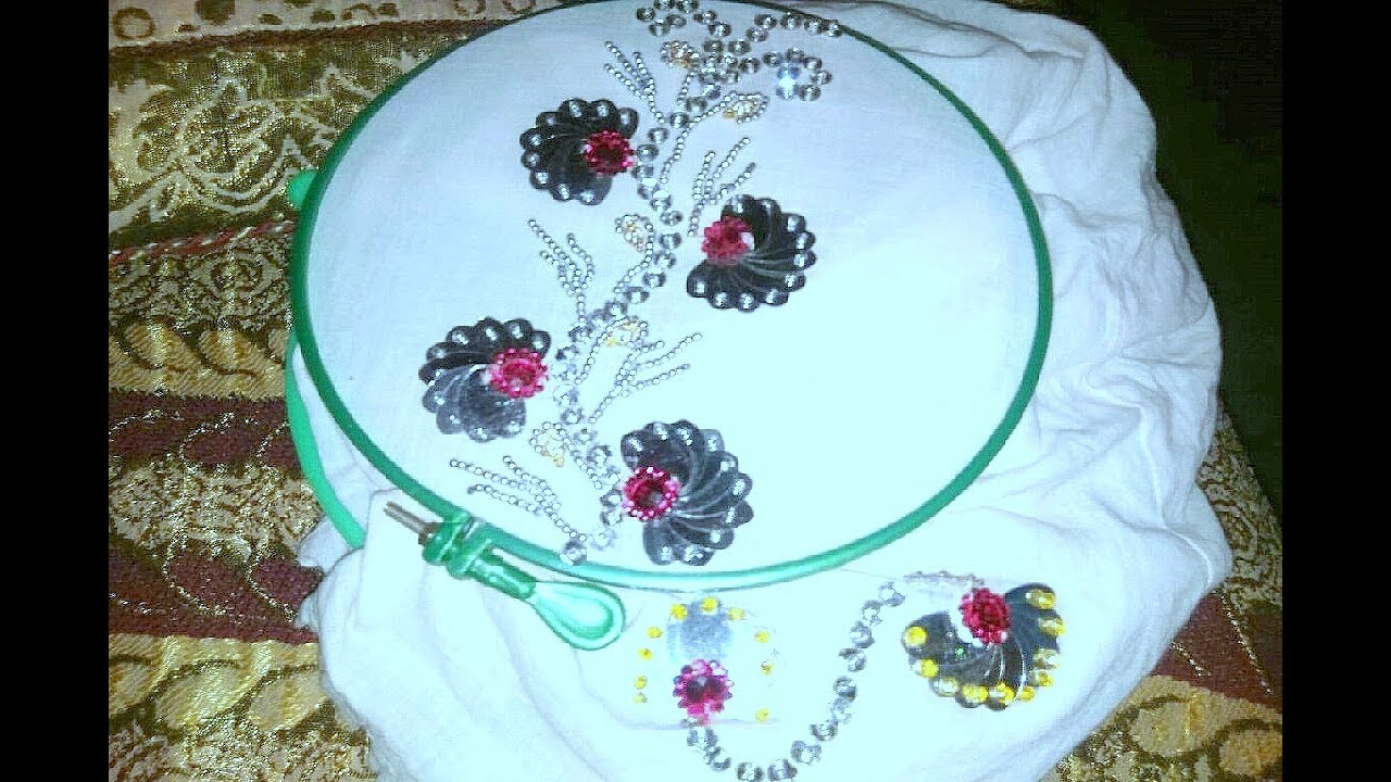Hand Embroidery Learn Kadhai Designs For Clothes YouTube