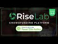 How to install Orphanage Charity donation with RiseLab - Crowdfunding Platform