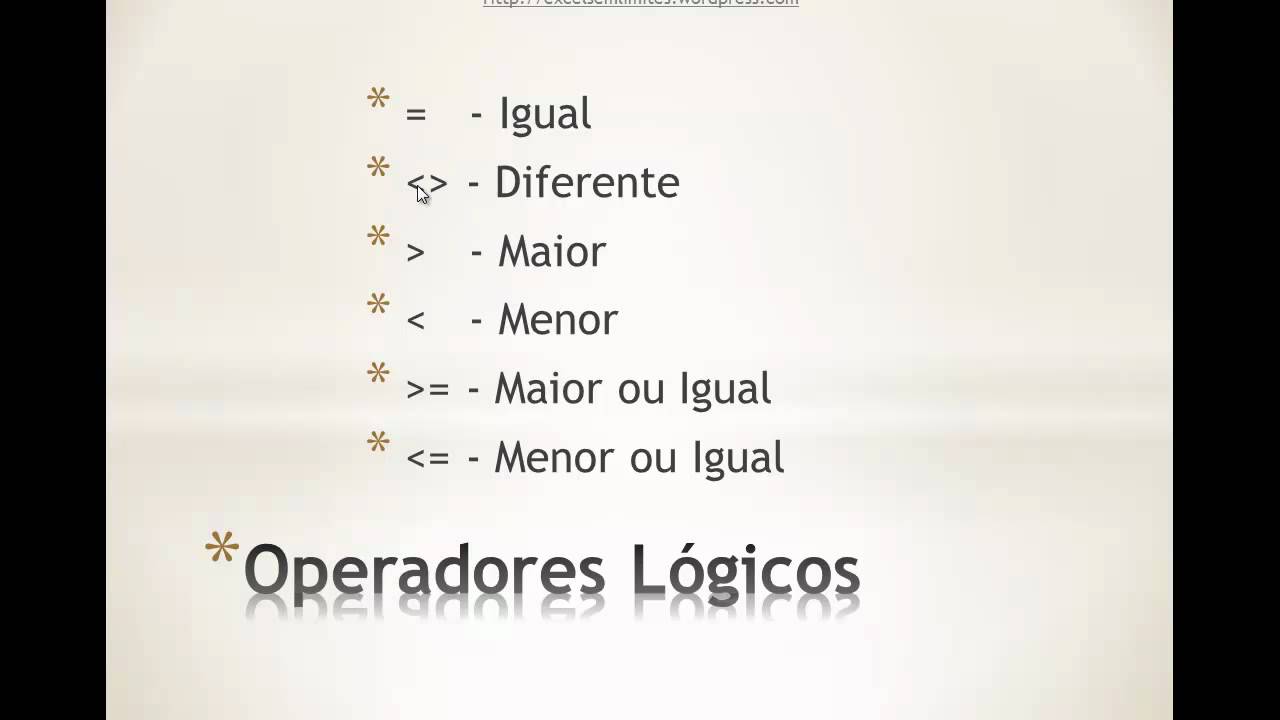 Excel Sem Limites - If ... Then ... Else