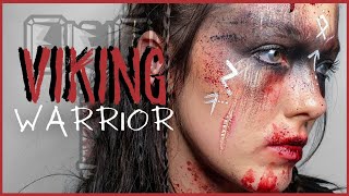 VIKING WARRIOR MAKEUP TUTORIAL | spooky season🎃 | skyebmua
