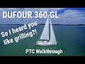 Hidden Yacht Grill? | Dufour 360 Grande Large Sailboat Tour 2019 Walkthrough (PTC Review)