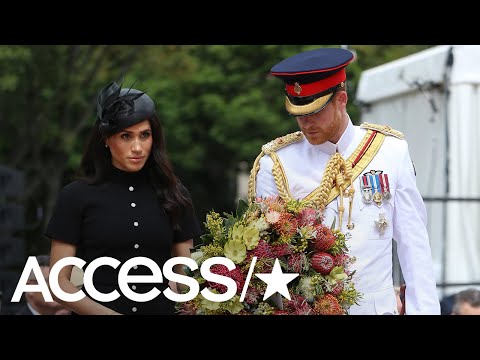 Prince Harry & Meghan Markle Honor Fallen Veterans On Day 5 Of Their Royal Tour | Access