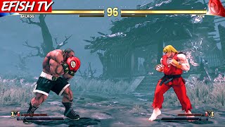 Balrog vs Ken (Hardest AI) - Street Fighter V