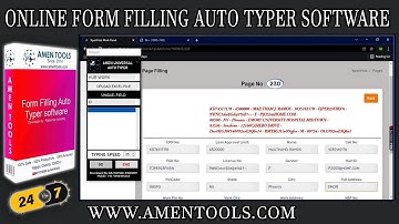 Online Form Filling Auto Typer Software | Online Auto Typing Form Filler Software