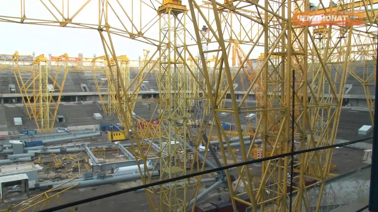 На стадионе «Открытие Арена» монтируют купол