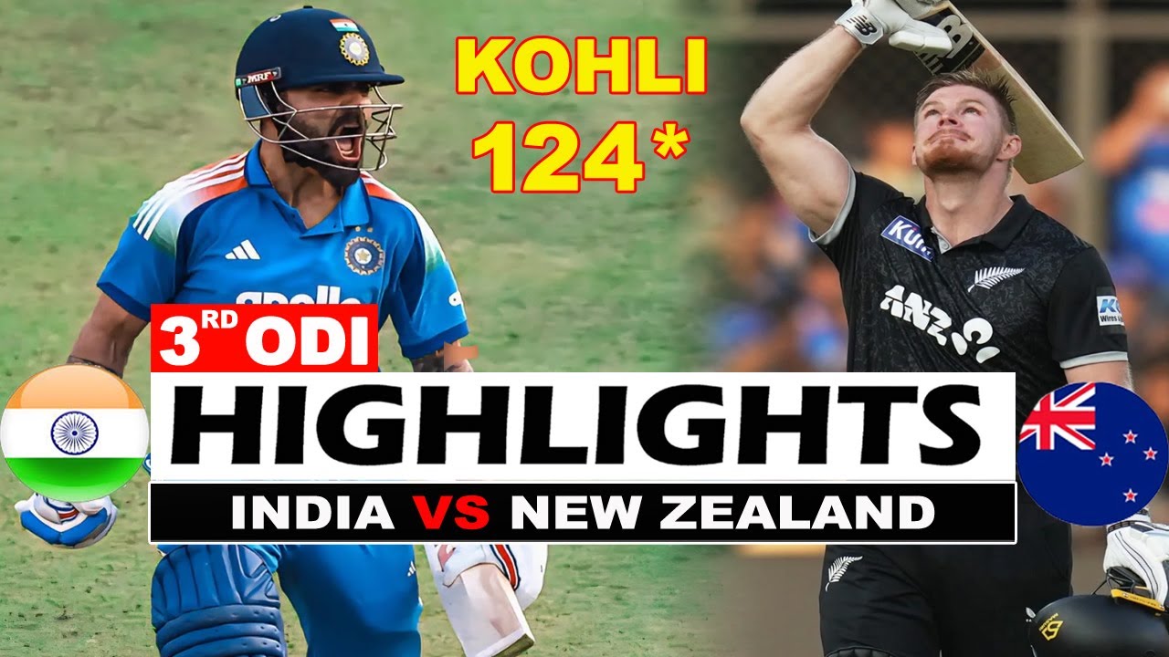 FULL HIGHLIGHTS | INDIA VS NEW ZEALAND 3RD ODI MATCH HIGHLIGHTS 2026 | IND VS NZ HIGHLIGHTS