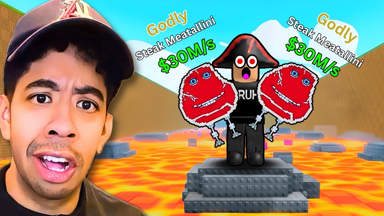 Roblox Survive LAVA for Brainrots is INSANE!