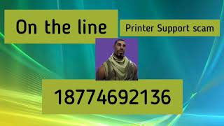Details Printer Support Scam Update