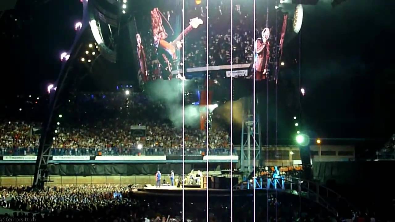 U2 With Or Without You, Zagreb 2009-08-09 - YouTube