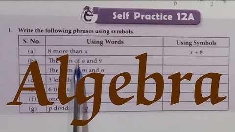 New learning composite mathematics class6 self practice12 a | Algebra |#chapter12 #EduSparkwithshalu