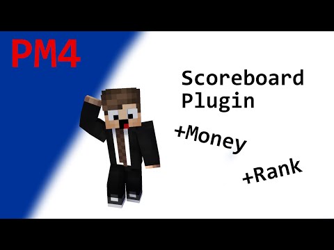 Pocketmine Scoreboard Plugin | Config Money+Rank