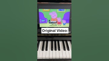 Did Peppa Pig play the Piano CORRECTLY?? 🫣👀 #shorts #piano #funny #pianotutorial