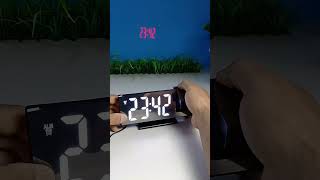 Digital Projection alarm Clock.. Smart Gadgets #digitalclock #ledclock #alarmclock