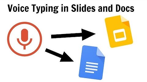How to Voice Type in Google Slides - Tiger Tech Tips 036