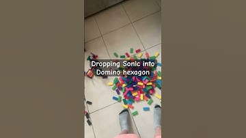 Dropping SONIC Into a 189 piece Domino Hexagon |#013