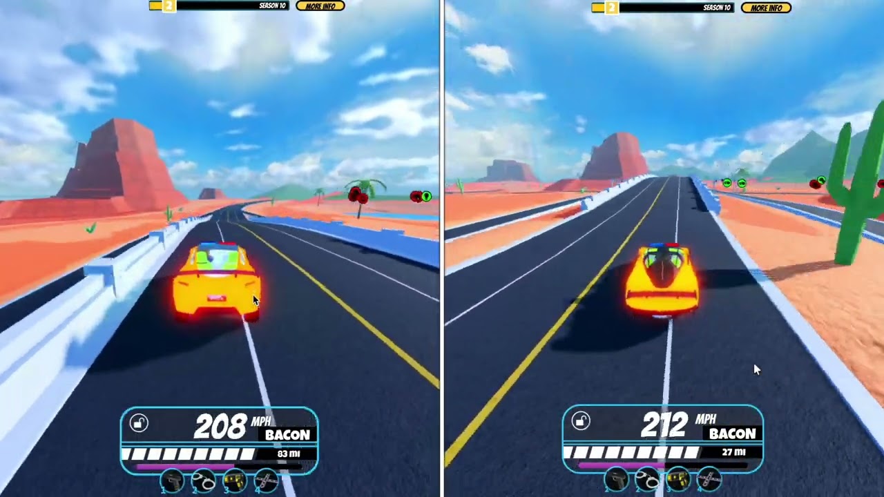 Roadster vs Airtail in Roblox Jailbreak Speedtest