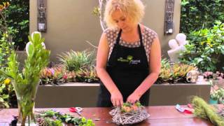 Rustic Heart Floral Arrangement