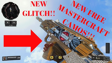 NEW FREE MASTERCRAFT CAMOS FOR ANY WEAPON! HOW TO UNLOCK HIDDEN MASTERCRAFT CAMOS FREE! COD BO4!