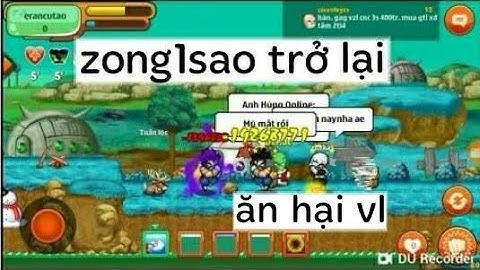 [ngọc rồng online] ☆zong1sao☆ nửa đêm cầm ngọc rồng namec, thẩm du làng mori