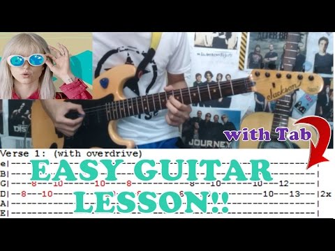 Hard Times - Paramore(Easy Guitar Lesson/ Cover)with Chords and Tab