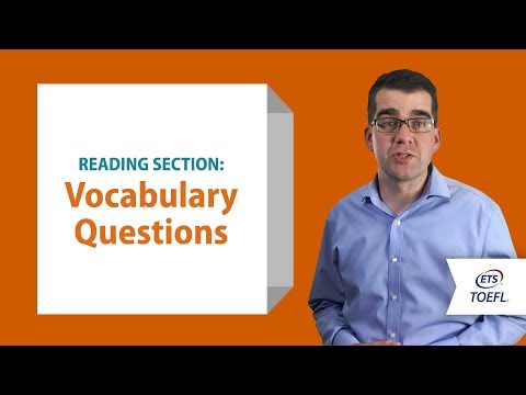 TOEFL® Reading Questions - Vocabulary│Inside the TOEFL® Test