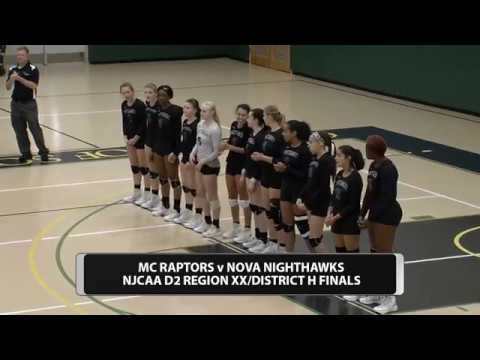 Volley Raptor Raptor Report - MC Volleyball v NOVA Region XX Finals Highlights - YouTube