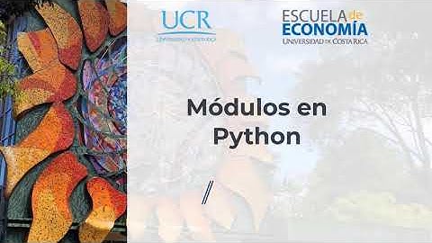 Módulos en Python