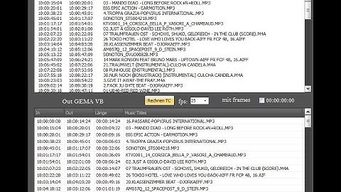 Avid-EDL to GEMA-VB Converter tutorial