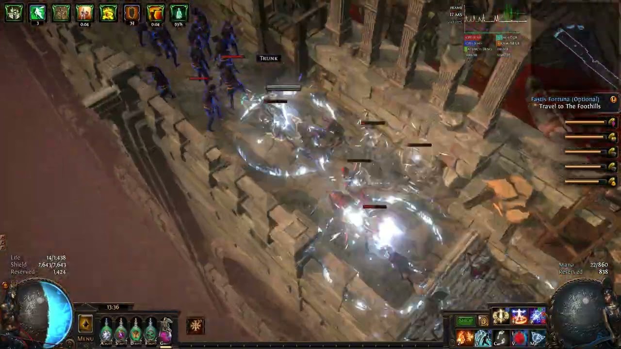 Path of Exile Frostblink is really good.