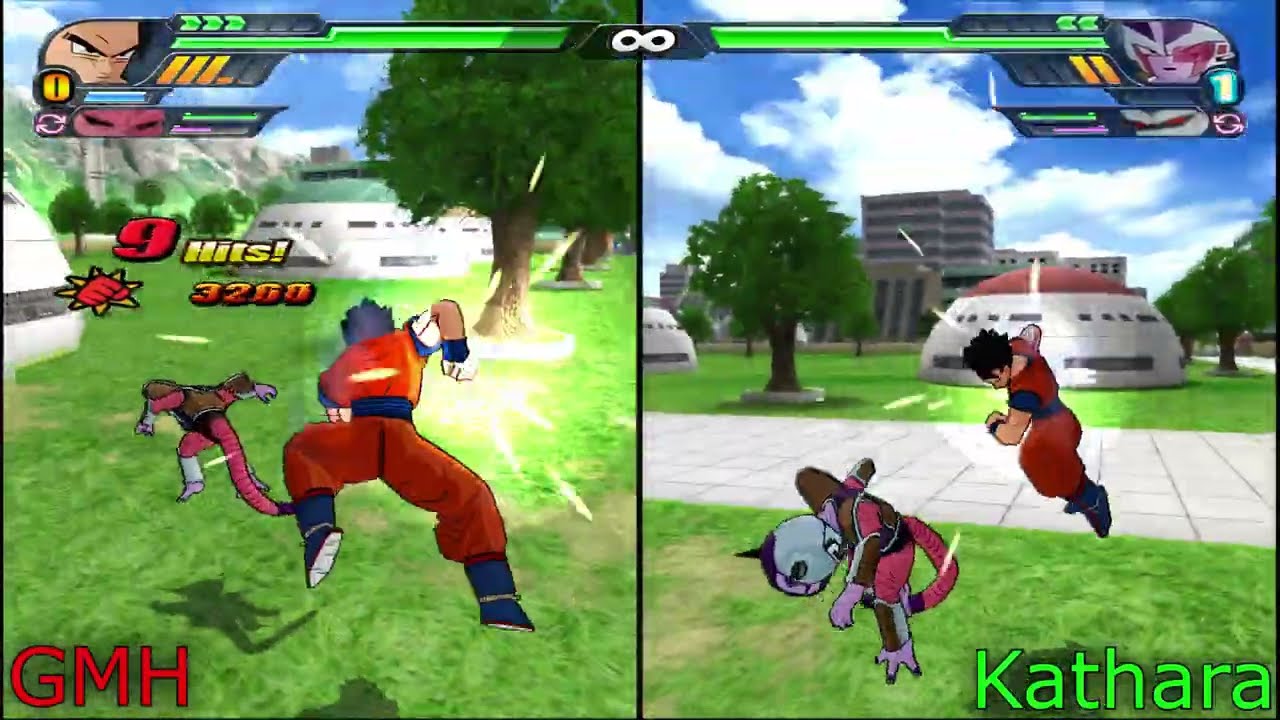 DBZ Budokai Tenkaichi 3 [Netplay] — GMH против Катары (1/2)