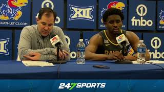 Scott Drew, Adam Flagler share their thoughts on loss at KU