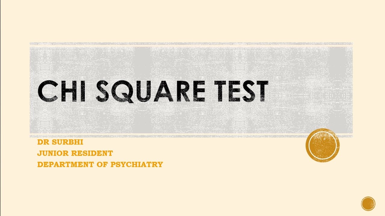 (Биостатистика; Психиатрия) Критерий хи-квадрат: д-р Сурбхи