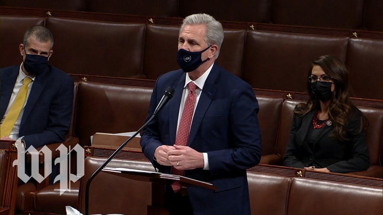 McCarthy says Trump 'bears responsibility' for attack on Capitol